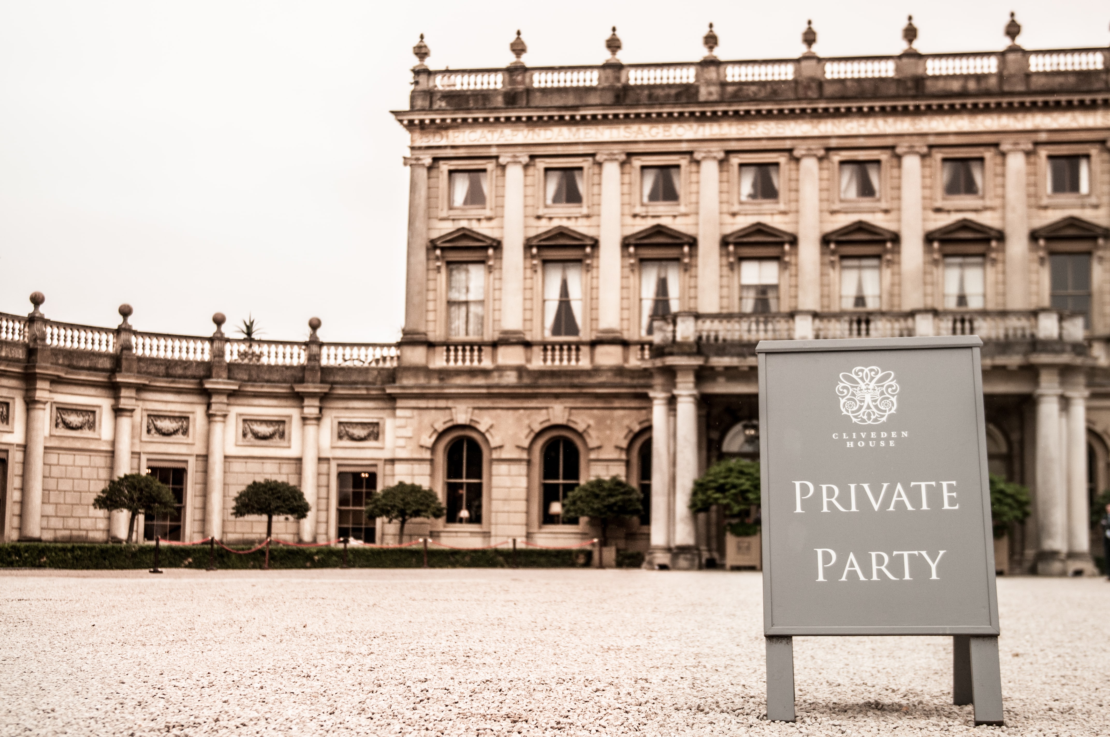 Cliveden House Berkshire stately home formal gardens wedding